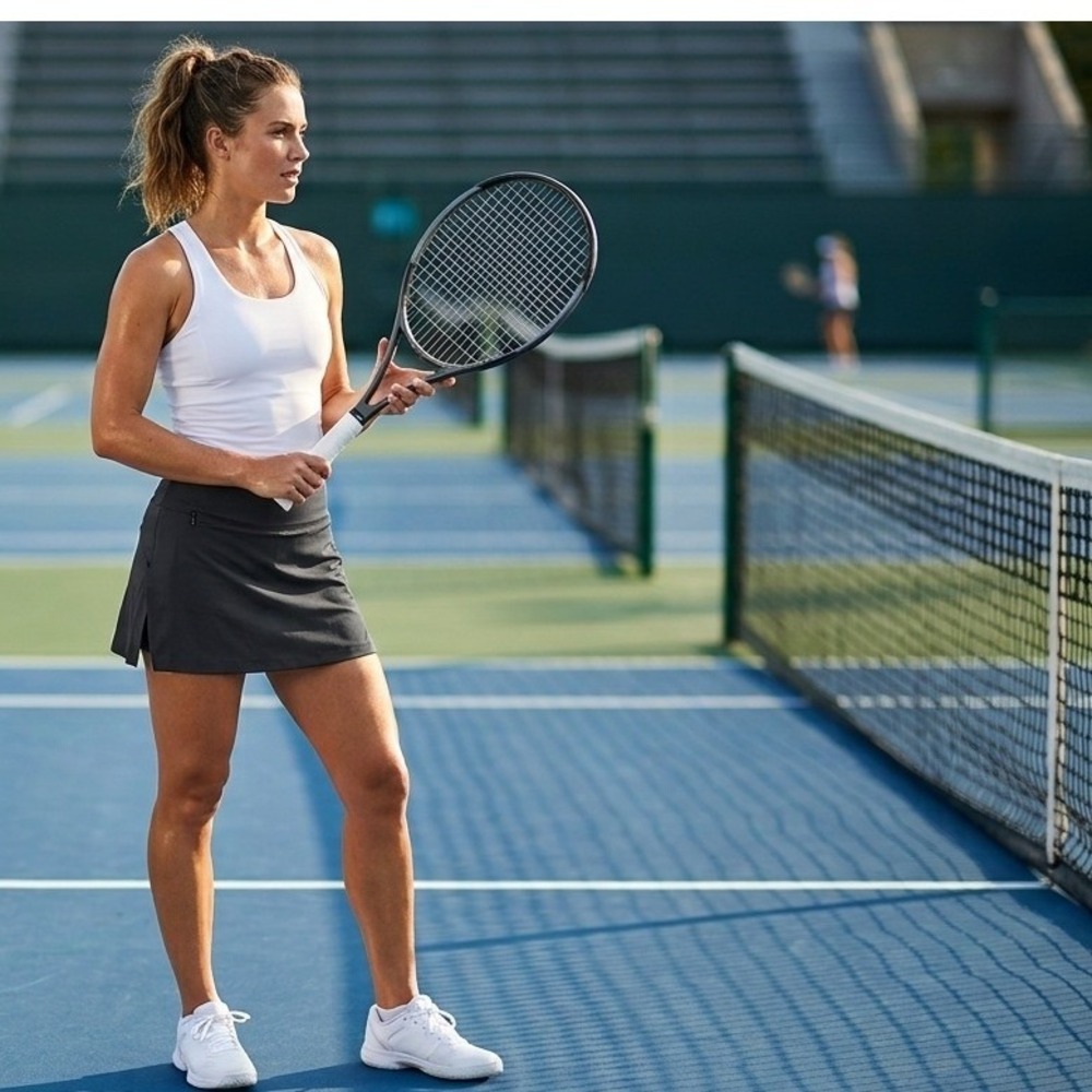 Smallwood's Black Athletic Golf Tennis Skort Size 14 Women Activewear Skirt